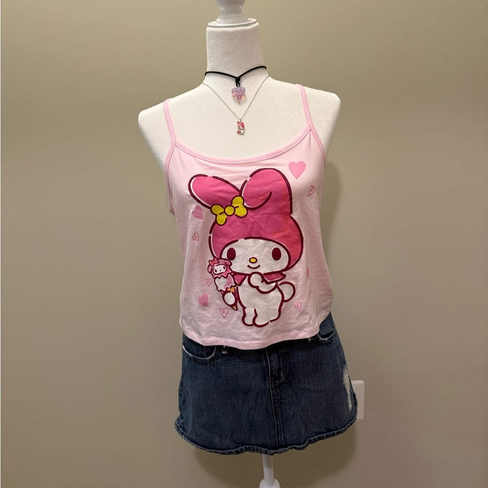 pink my melody tank top. size M